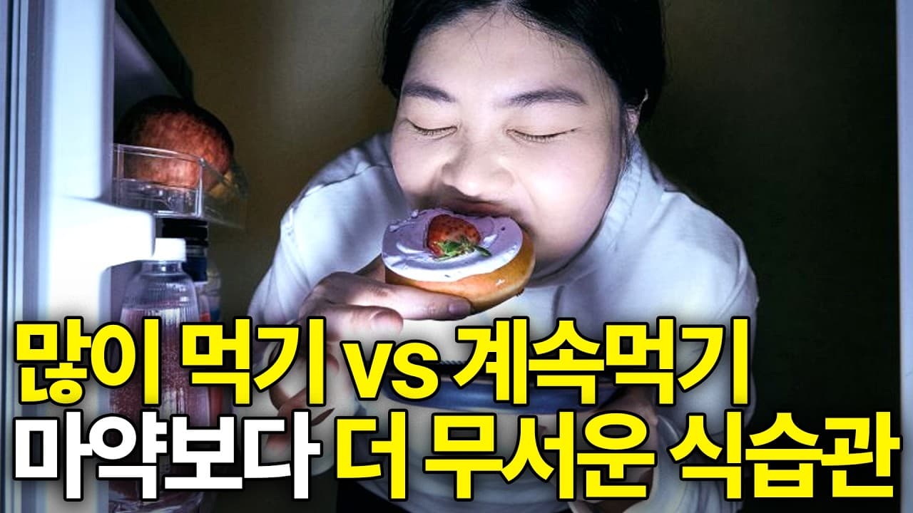 조금씩 자주 먹는 습관, 폭식보다 살 더 찐다