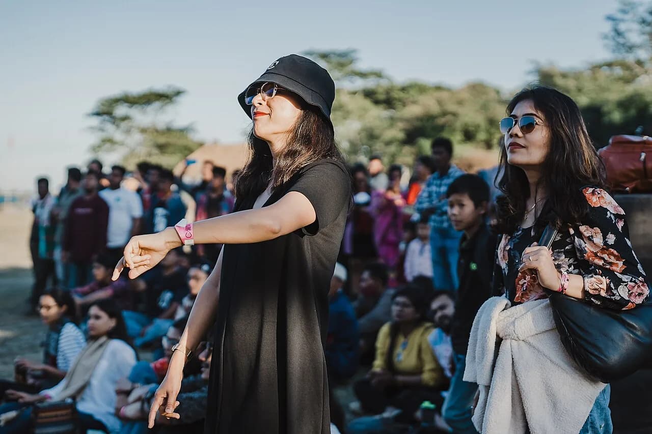 Audience at Majuli Music Festival 2022