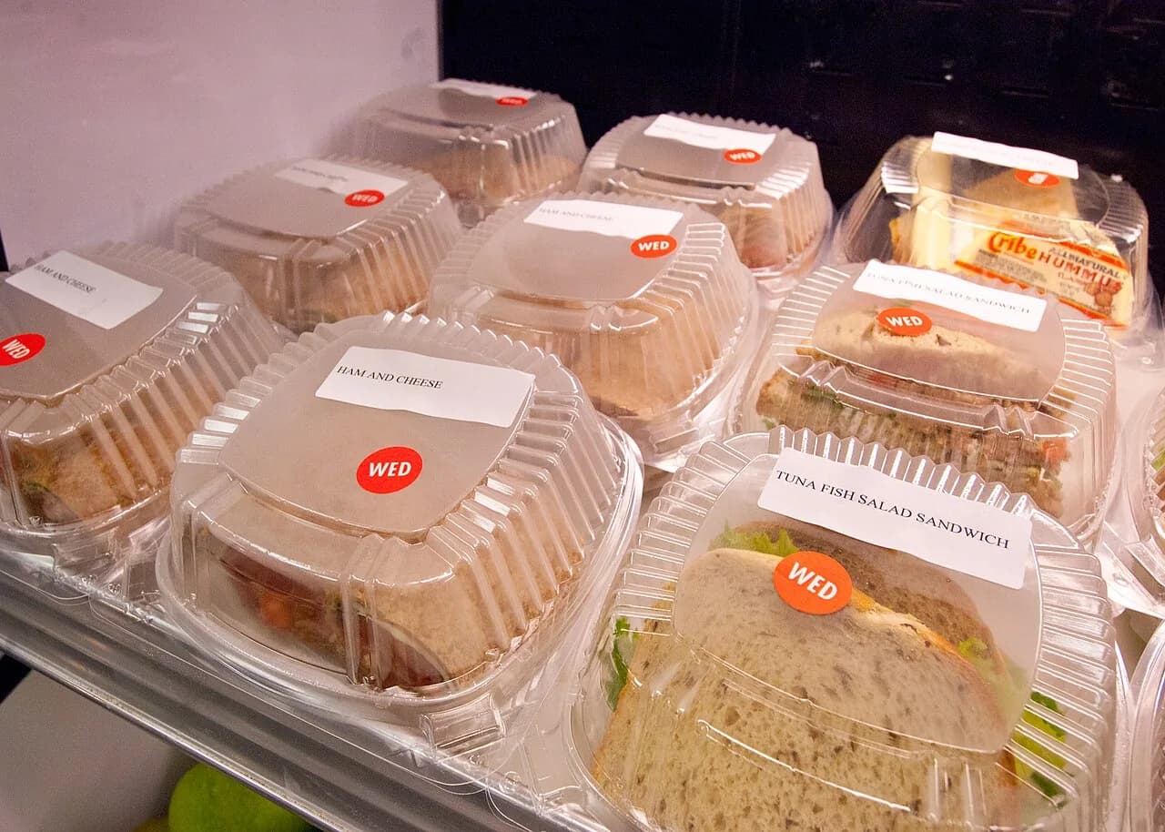Tuna fish salad and ham and cheese sandwiches - National School Lunch Program