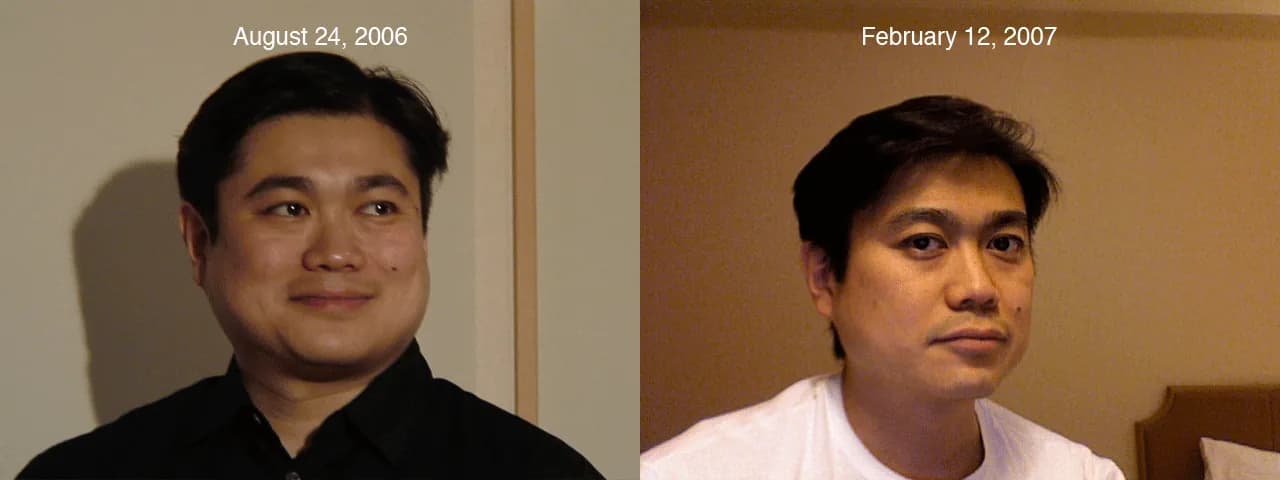 Before... after