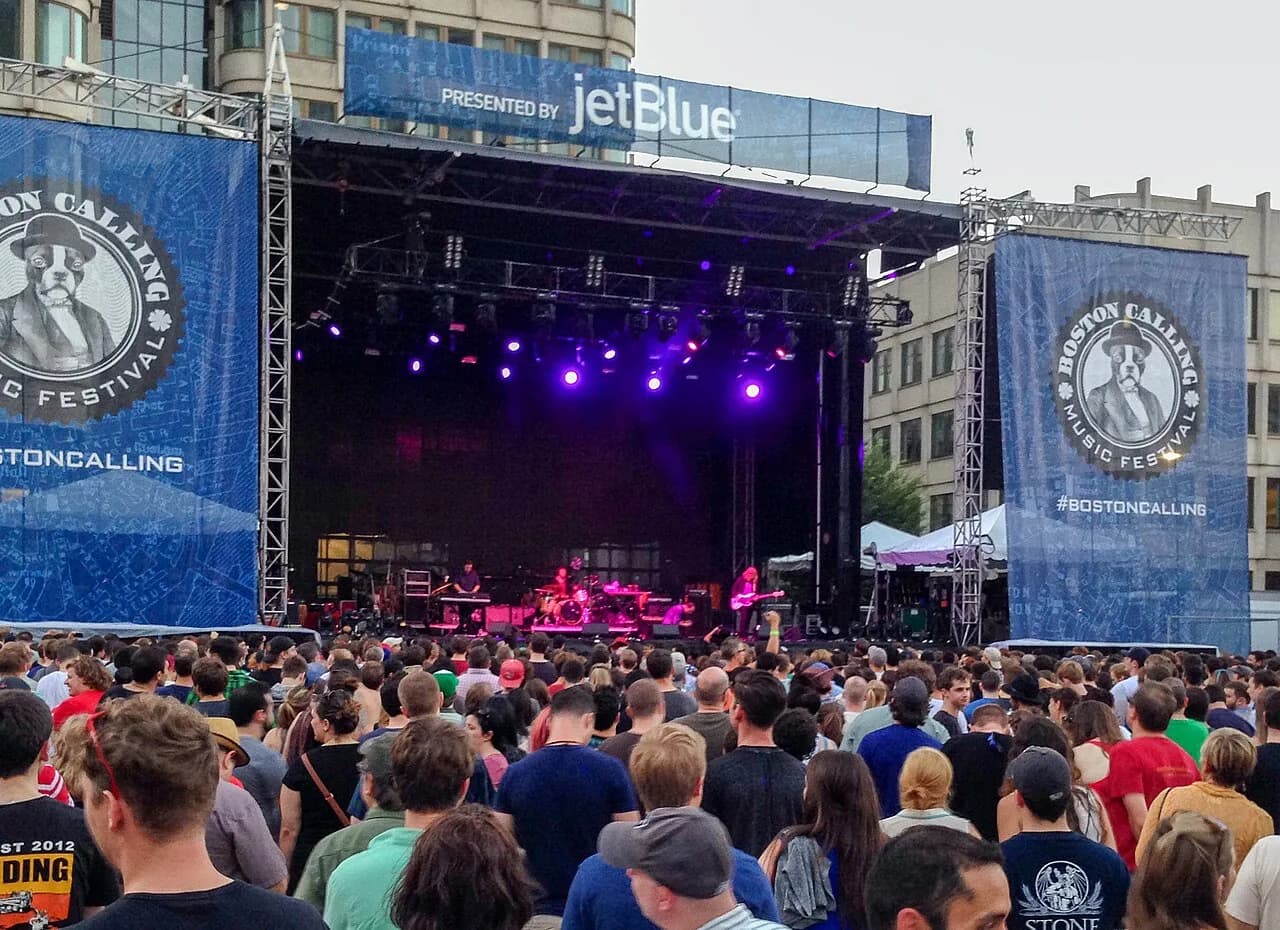 Boston Calling Music Festival stage in 2014