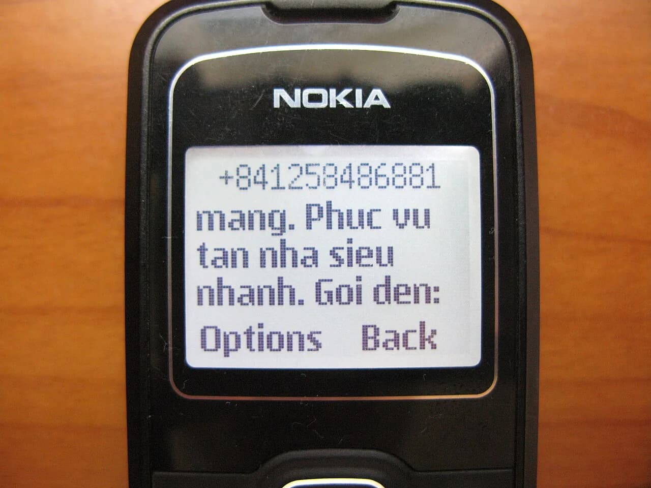 Mobile phone spam Vi